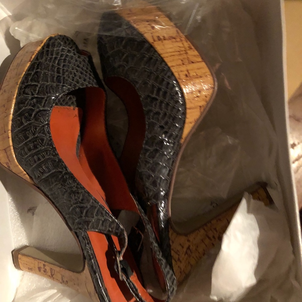 Nice stilettos dark grey size 6